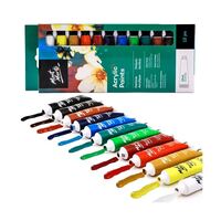 Mont Marte Paint Set - Acrylic Paints 12pc x 12ml- alt image 3