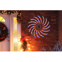 Christmas LED Spinner Rainbow Multicolour 50cm- alt image 3