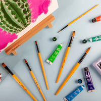 Mont Marte Gallery Series Paint Brush Set - Acrylic 6pc- alt image 4
