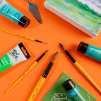 Mont Marte Gallery Series Paint Brush Set - Acrylic 4pc- alt image 4