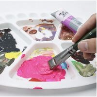 Mont Marte Signature Paint Brush Set - Artist Brushes In Easel Wallet 17pc- alt image 4