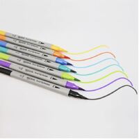 Mont Marte Signature Dual Tip Brush Marker/Fineliners 48pc- alt image 4
