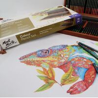 Mont Marte Premium Colour Pencils 72 Piece In Wooden Box- alt image 4
