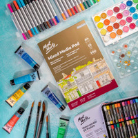 Mont Marte Mixed Media Pad 300gsm A4 15 Sheets- alt image 4