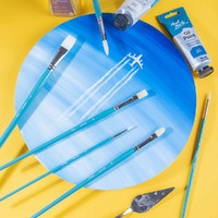 Mont Marte Gallery Series Paint Brush Set - Oil 6pc- alt image 5