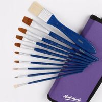 Mont Marte Signature Gouache Paint Brush Set - 11pc in Wallet- alt image 5