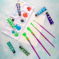 Mont Marte Discovery Assorted Brush Set 4pc- alt image 5