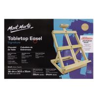 Mont Marte Pine Desk Easel - Small Reclinable Tabletop Style- alt image 5