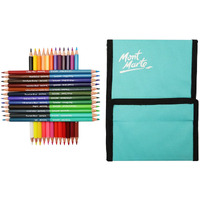 Mont Marte Signature Duo Colour Pencil & Easel Wallet Set - 25pc- alt image 5