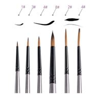 Mont Marte Gallery Series Paint Brush Set - Acrylic 6pc- alt image 6