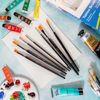 Mont Marte Discovery Taklon Brush Set 7pc- alt image 6