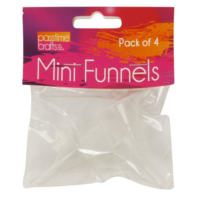 Plastic Mini Funnels 4 Pack- main image
