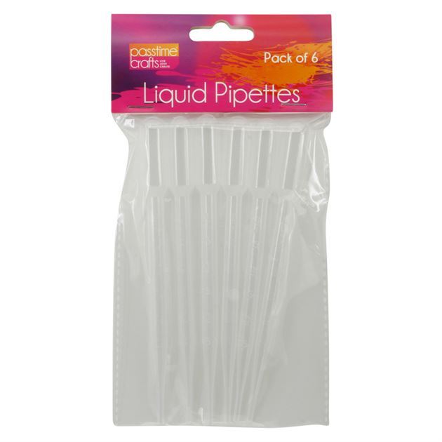 Plastic Liquid Pipettes 6 Pack- main image