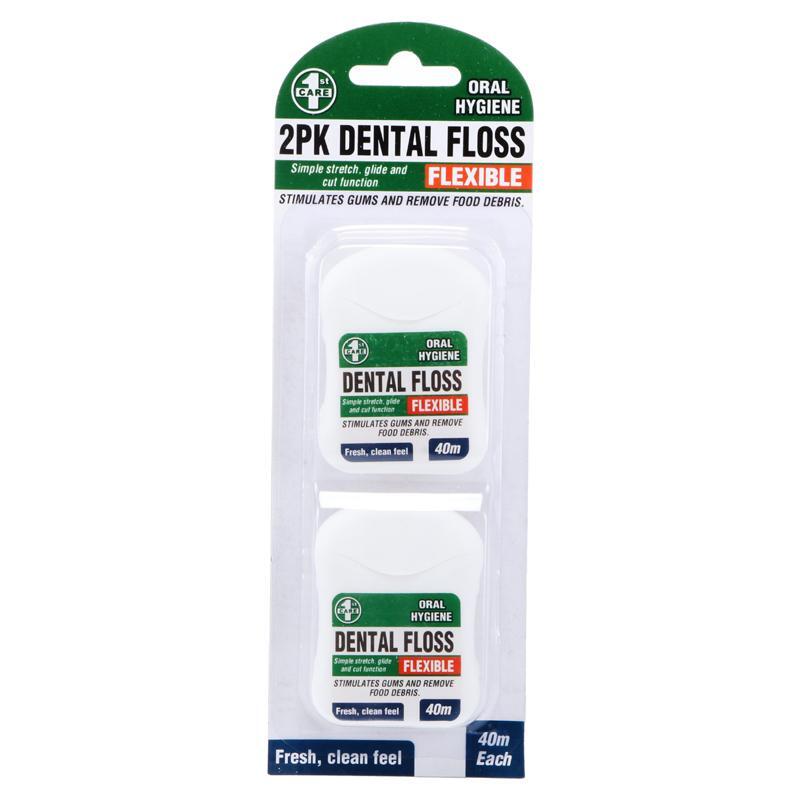 Dental Floss 40M Each 2 Pack Cheap Personal Care Supplies Store