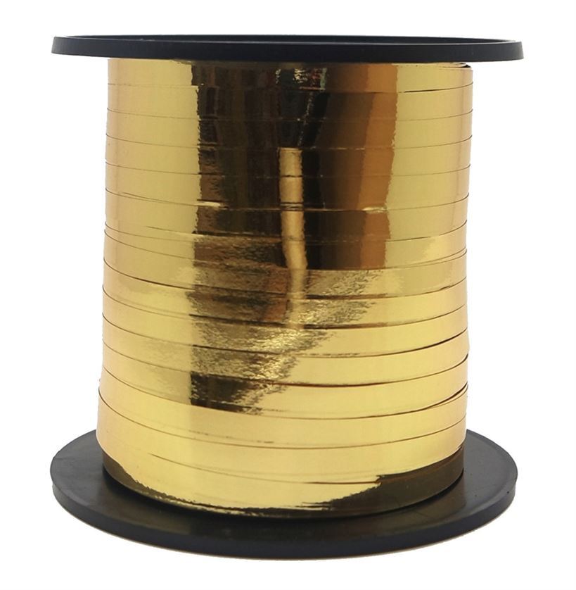 Curling Ribbon - Metallic Gold 228.6m- main image