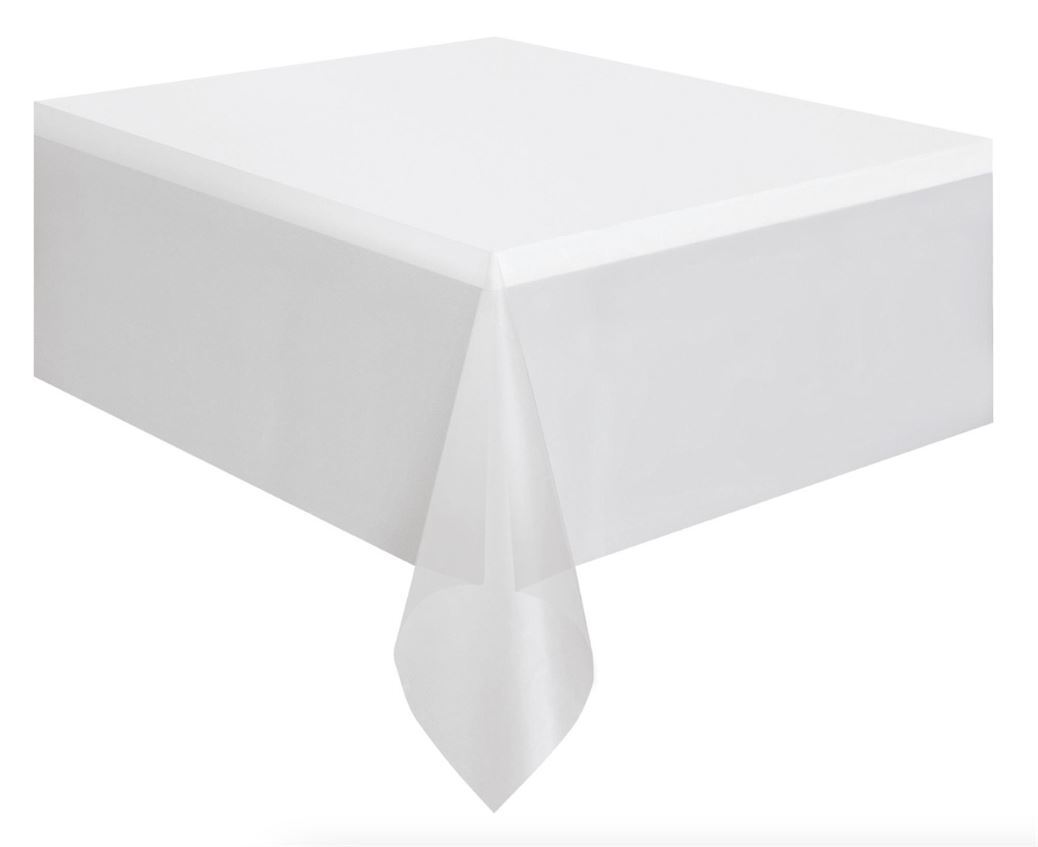 Clear Plastic Tablecover Rectangle 137cm x 274cm- main image