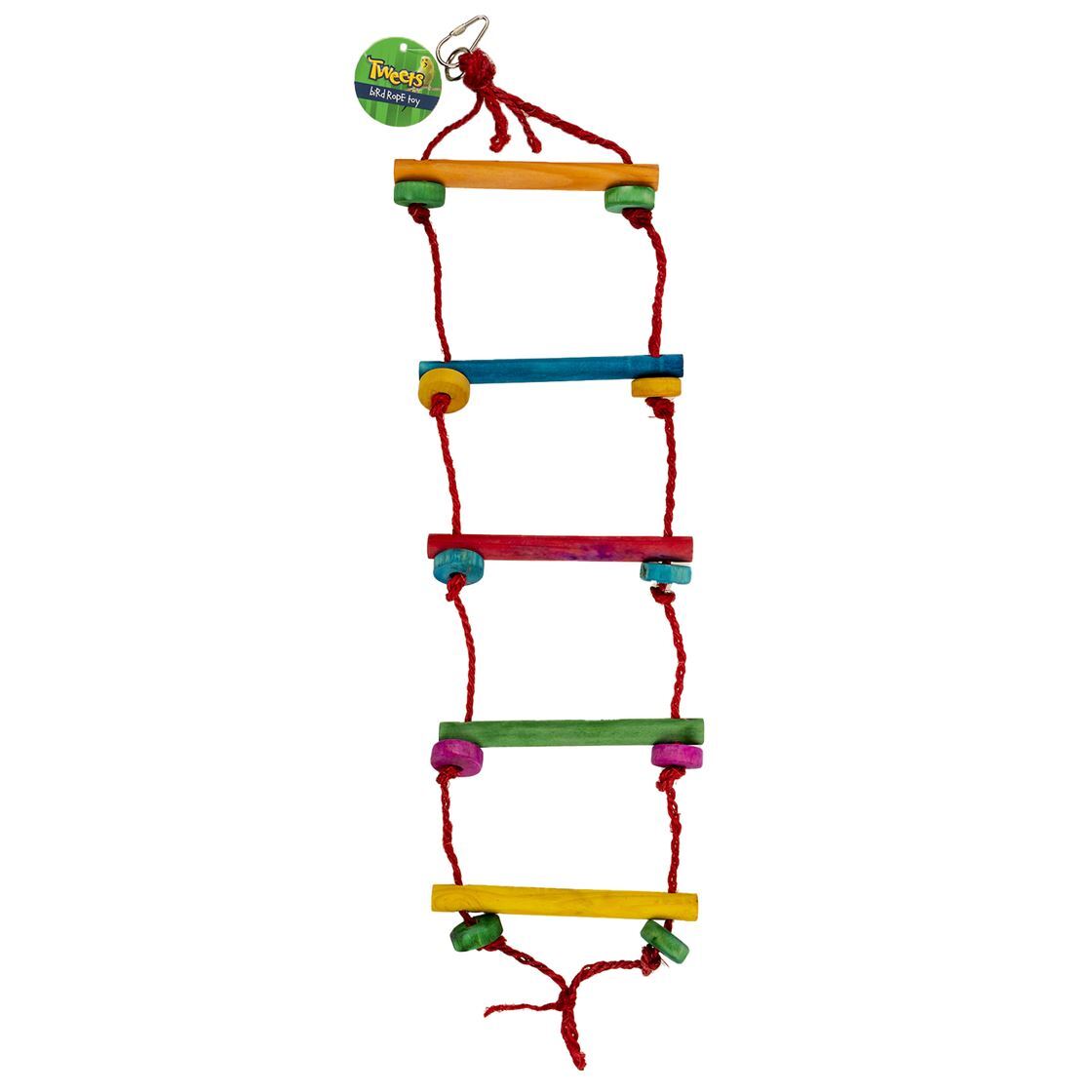 Tweets Bird Toy Rope Ladder Swing Buy Discount Pet Supplies Online