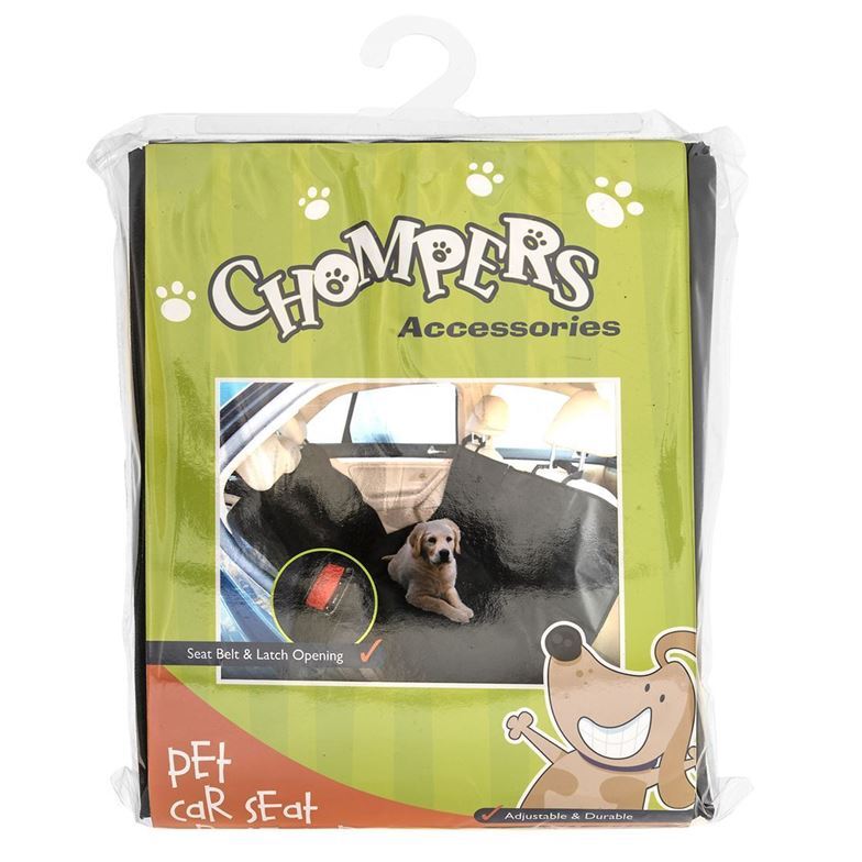 Chompers Pet Car Seat Protector with Seat Belt Holes 142 x 145cm- main image