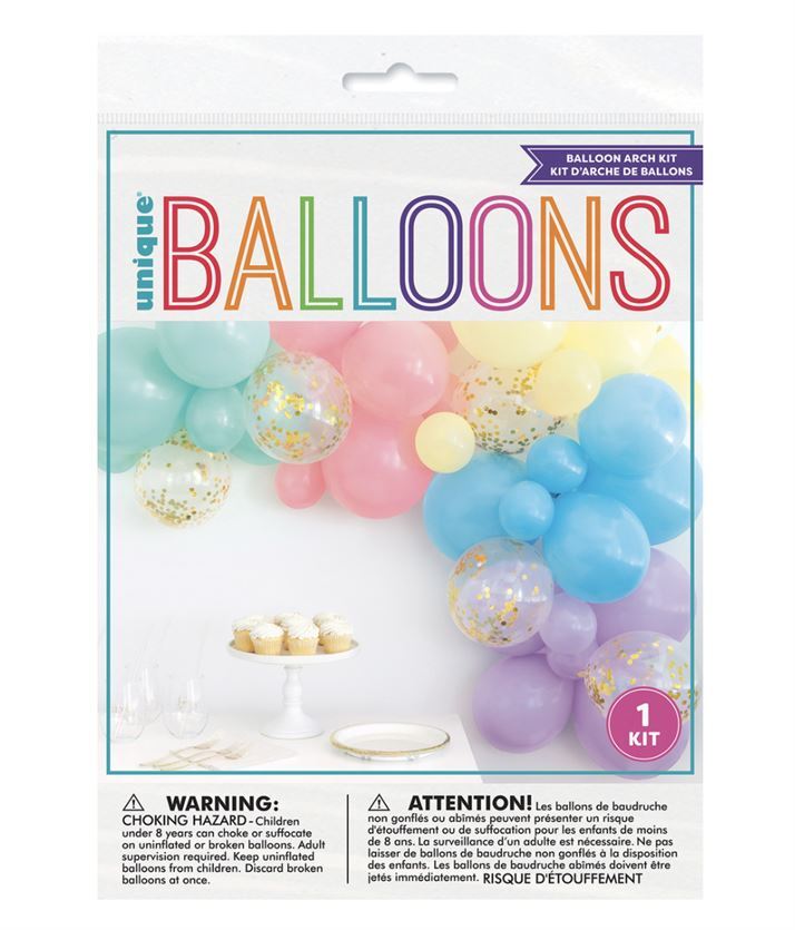 Balloon Arch Kit Pastel Kit Includes 40 Balloons
