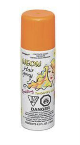 Colour Hair Spray Neon Orange 133ml- main image