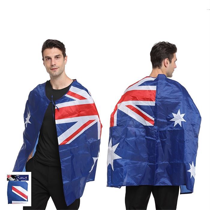 Australia Day Cape Flag Adult