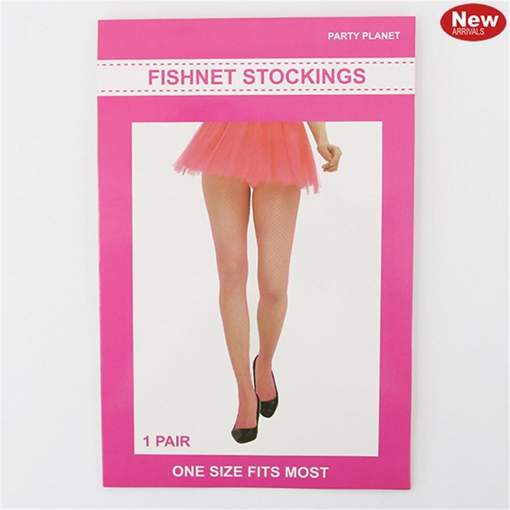 Fishnet Stockings Pink- main image