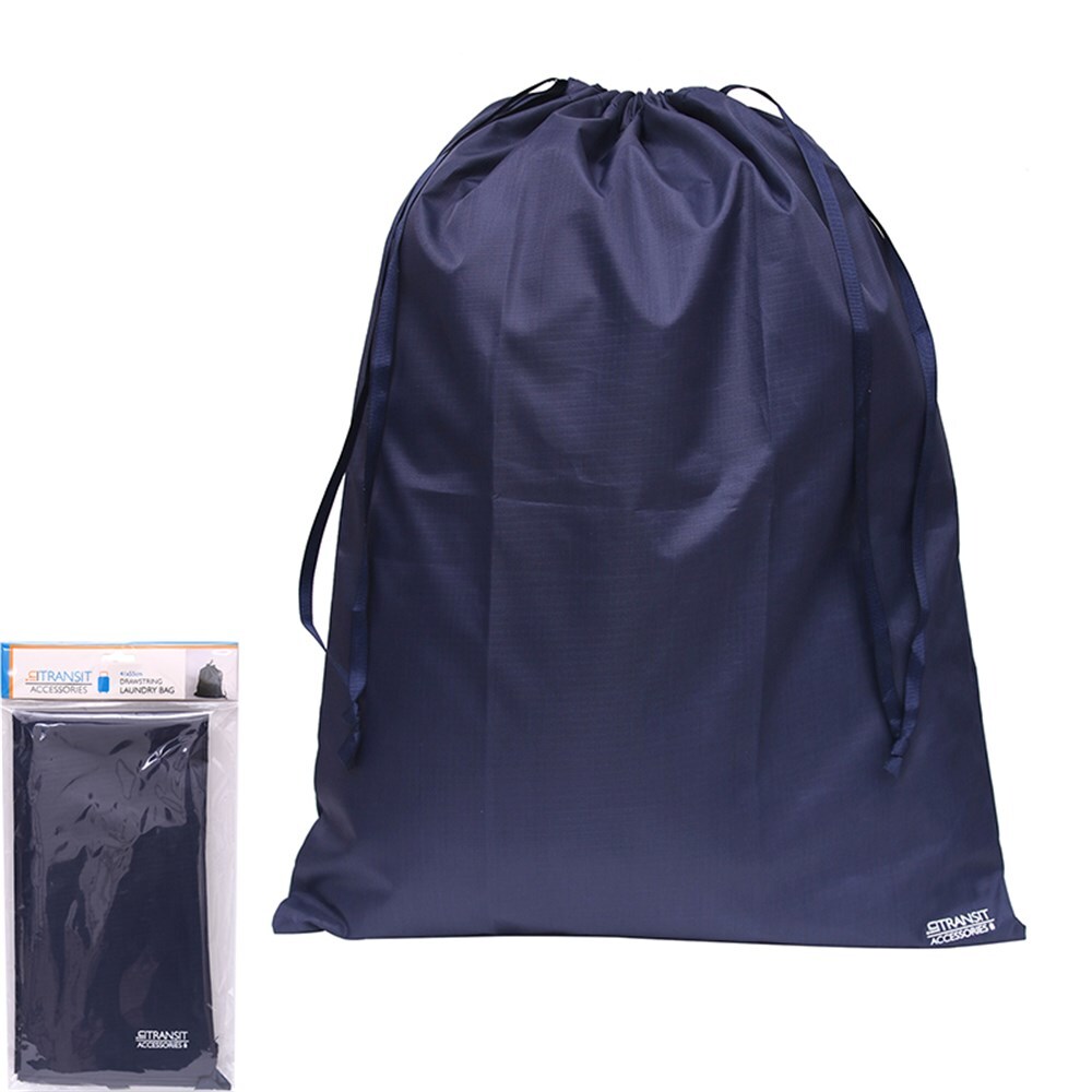 Laundry Bag Blue 55cm x 41cm Travel Essentials Online BargainPlus