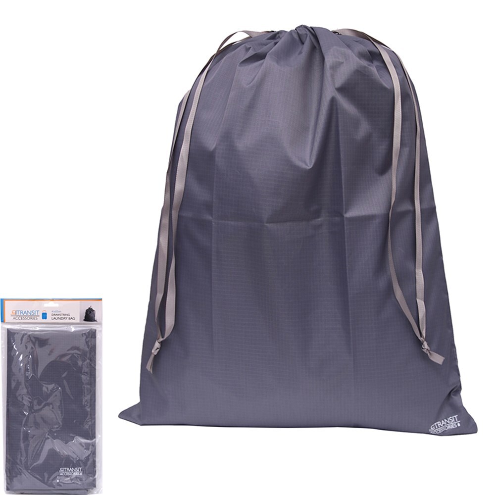 Travel Laundry Bag Grey 55cm x 41cm