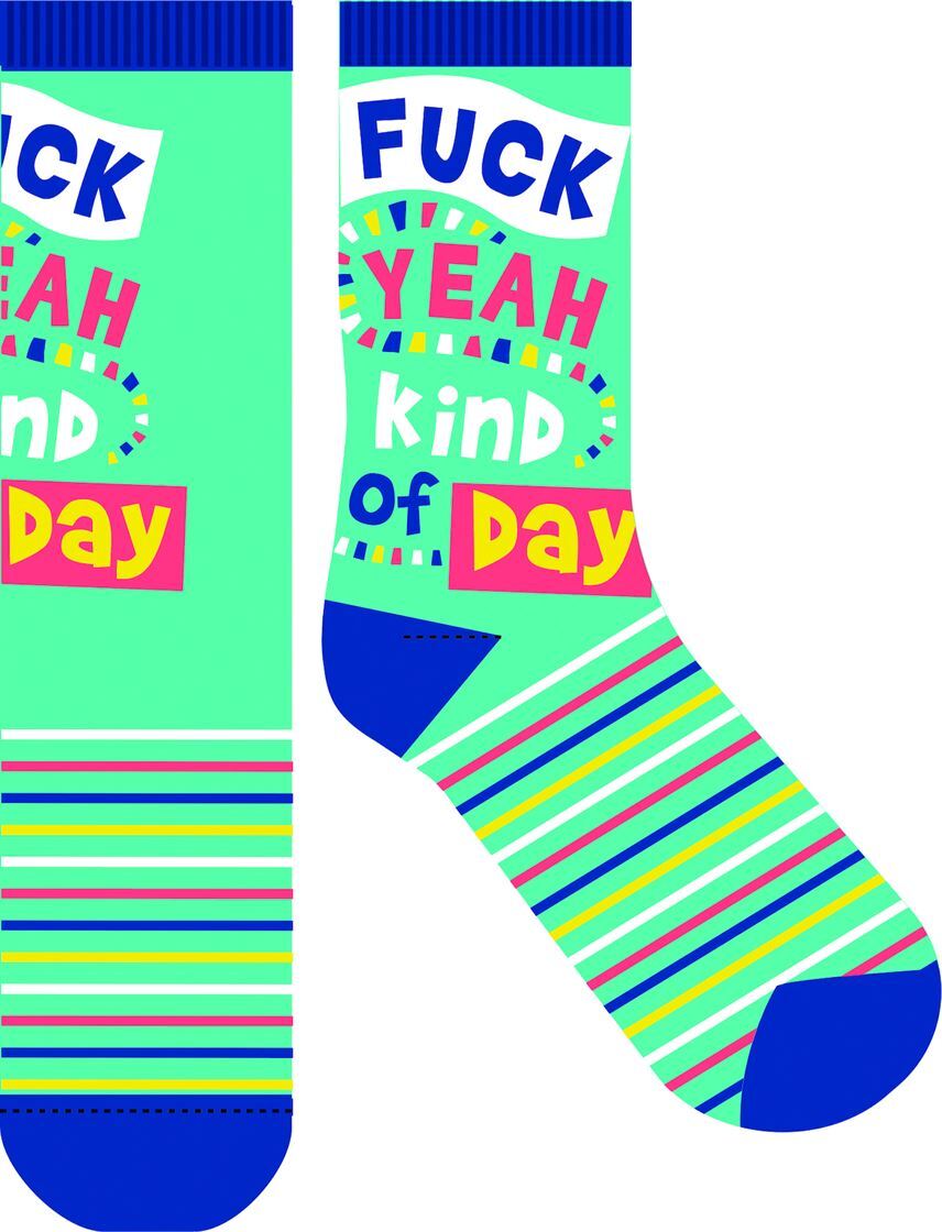 Frankly Funny Novelty Socks Fck Yeah Kind of Day Buy Adult Novelty Gifts Online Bargain Plus