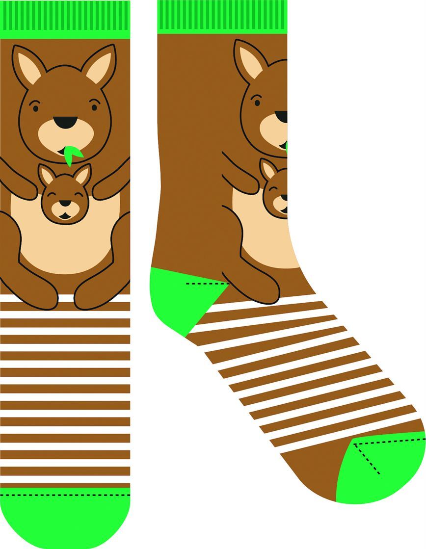 Frankly Funny Novelty Socks - Kangaroo- main image