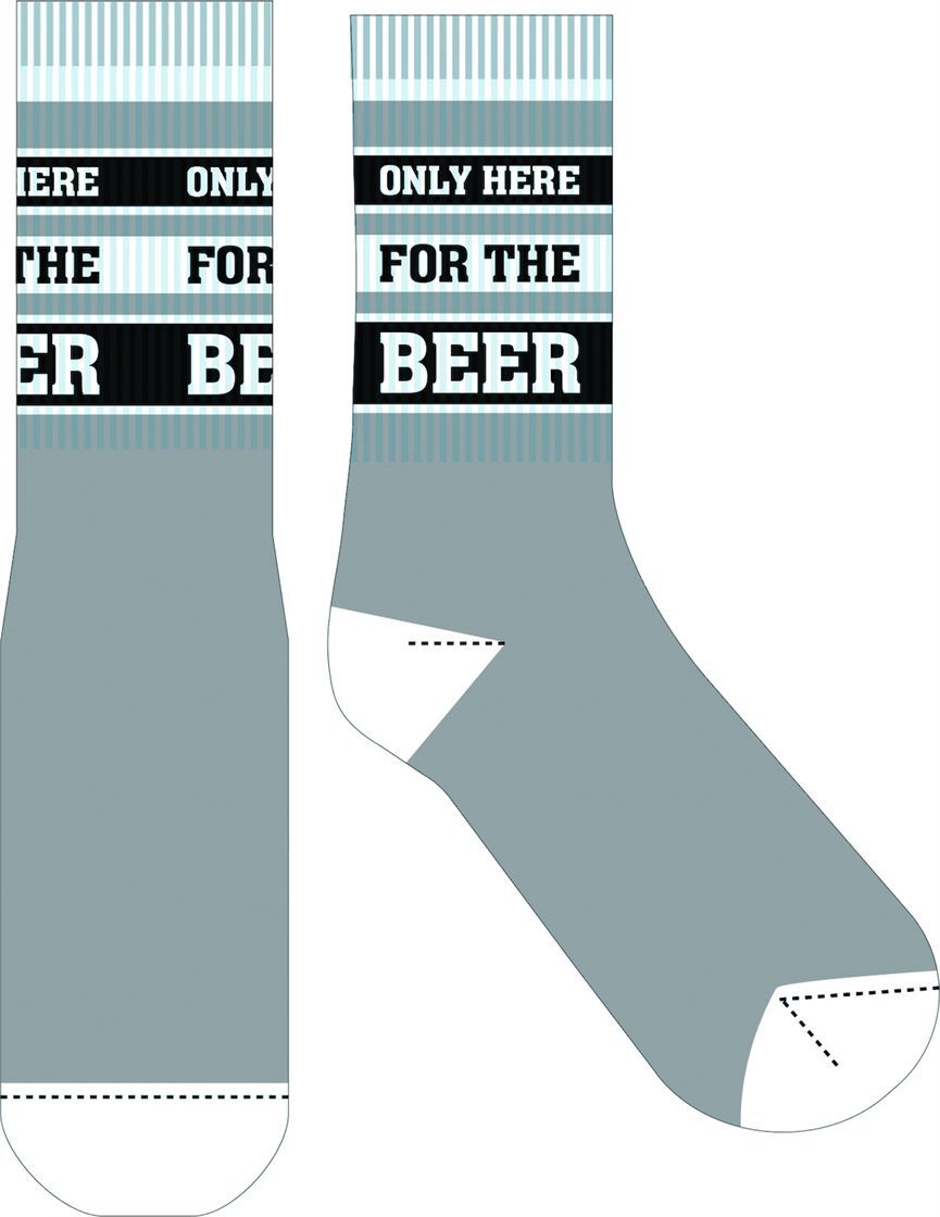 Frankly Funny Novelty Socks - Here For Beer- main image