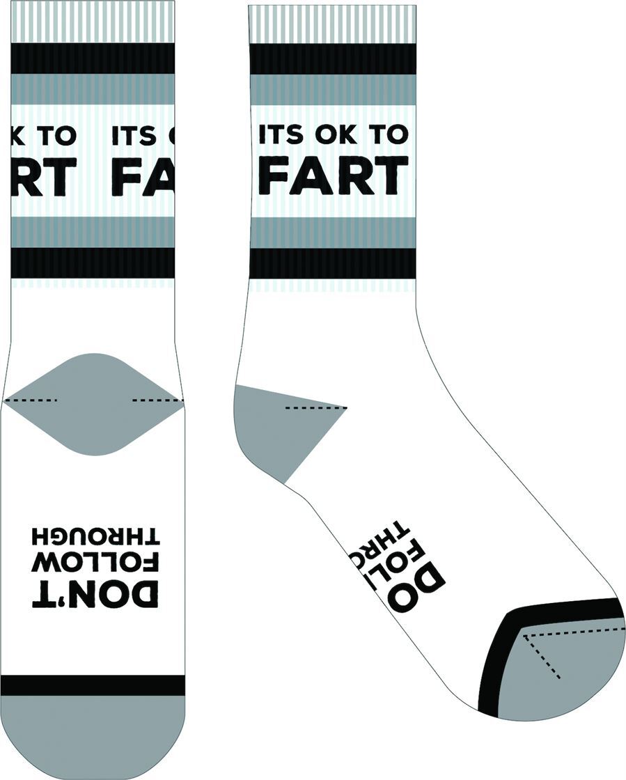 Frankly Funny Novelty Socks - Its Ok To Fart- main image