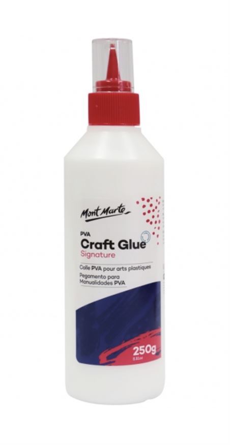 Mont Marte Adhesive - PVA Craft Glue 250g Fine Tip Applicator- main image