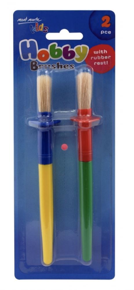 Mont Marte Kids - Colour Hobby Brushes with Rest 2pc- main image