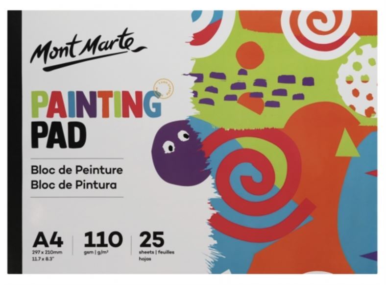 Mont Marte Kids - Painting Pad A4 110gsm 25 Sheet- main image