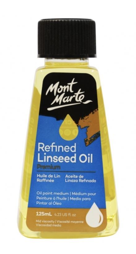 Mont Marte Premium Oil Medium - Refined Linseed Oil 125ml- main image