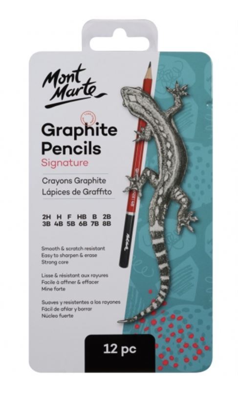 Mont Marte Signature Graphite Pencils - Metal Tin 12pc- main image