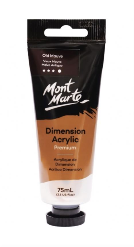 Mont Marte Dimension Acrylic Paint 75ml Tube - Mauve- main image