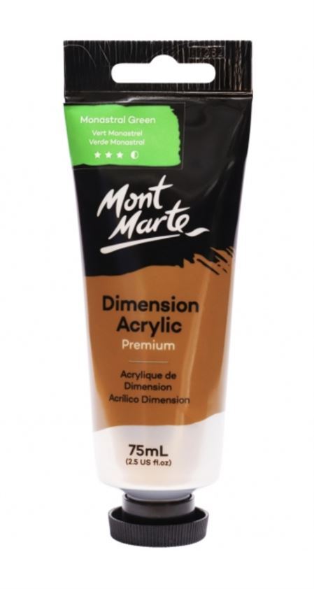 Mont Marte Dimension Acrylic Paint 75ml Tube - Monastral Green- main image