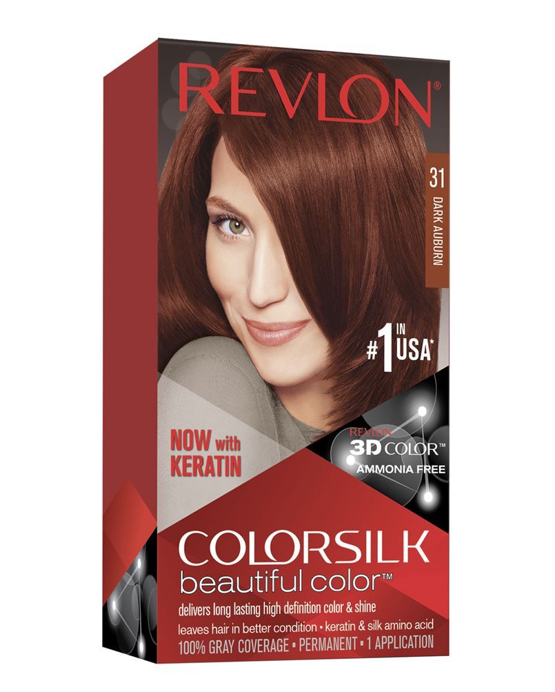 Revlon ColorSilk 31 Dark Auburn Hair Colour - Buy Personal Care - Hair Care  - BargainPlus.com.au