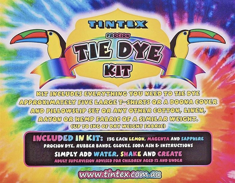 Tintex Tie Dye Kit Includes 3 Colours- main image