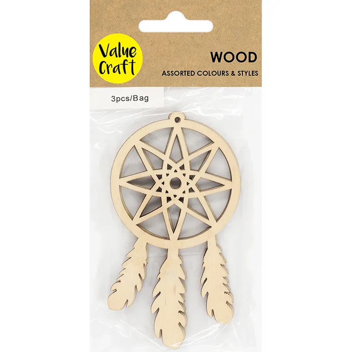 Mini Wood Dream Catchers 3 Pack