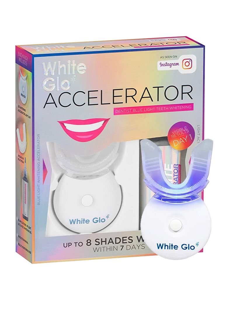 White Glo Accelerator Blue Light Teeth Whitening Kit Blue, 55 OFF