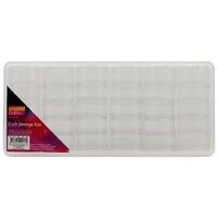 Craft Plastic Storage Box with 30 Mini Cylinders- main image