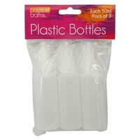 Plastic Squeeze Bottle 50ml 3 Pack- main image