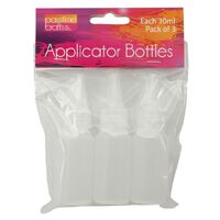 Plastic Applicator Bottles 30ml 3 Pack- main image