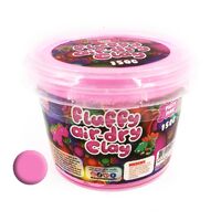 Fluffy Air-Dry Clay Tub 150g - Pink- main image