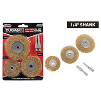 3pce Wire Wheel Set 5cm(2)/8cm(1)- main image
