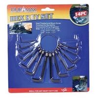 Allen Key Set Metric & Imperial Combination Hex Wrench Keys 14 Sizes- main image