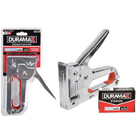 Heavy Duty Steel Staple Gun with Bonus 500 Staples Included (6 x 8mm)- main image
